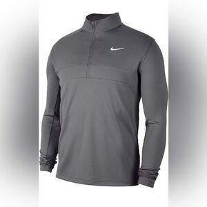 Nike Dri-FIT Half-Zip Golf Pullover Men's Grey/White
